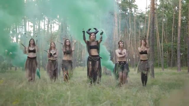 Costumed women belly dance in forest music video смотреть онлайн