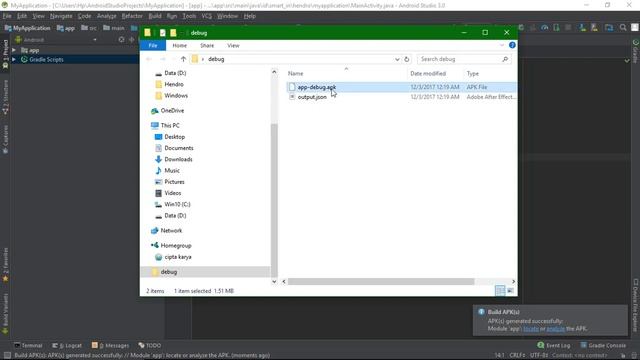 Create APK File Using Android Studio смотреть онлайн