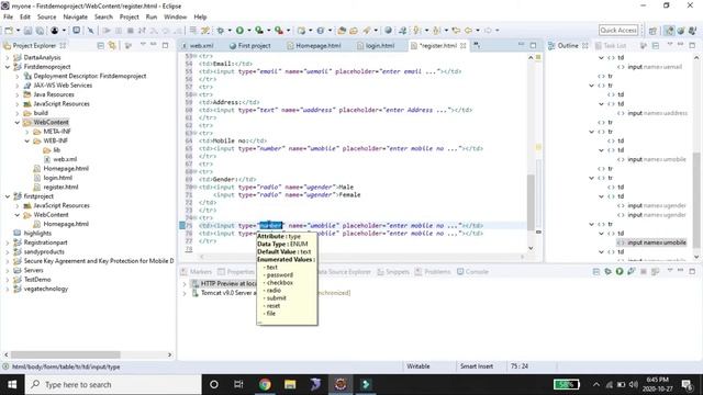 How to create registration page using html with servlet class in java смотреть онлайн