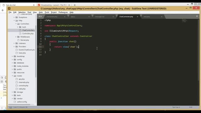 5 Chat en tiempo real Laravel 5.7, Bootstrap 4, vue.js y Mysql | Evento para transmitir(Broadcastin смотреть онлайн