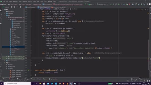 Build WhatsApp Chat App Kotlin Android Studio Part 13 Add Friend Feature смотреть онлайн