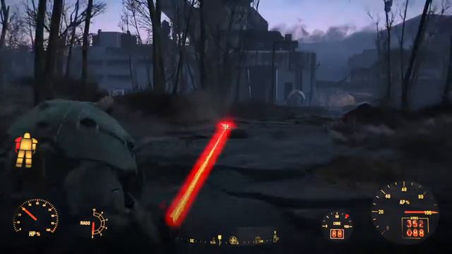 Fallout 4 Gatling laser firerate glitch смотреть онлайн