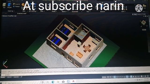 62sq.m. 2-bedroom, Modern bungalow house design in Autocad. ( my Channel alex allavado). смотреть онлайн