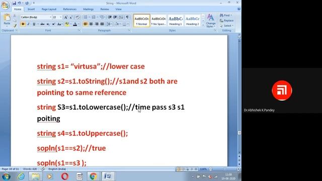 String methods ,StringBuffer, StringBuilder смотреть онлайн