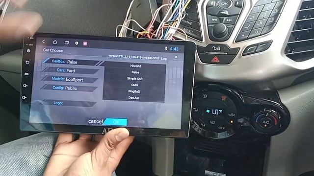EcoSport Canvas setting stering control and ac went and system control proper function setting смотреть онлайн