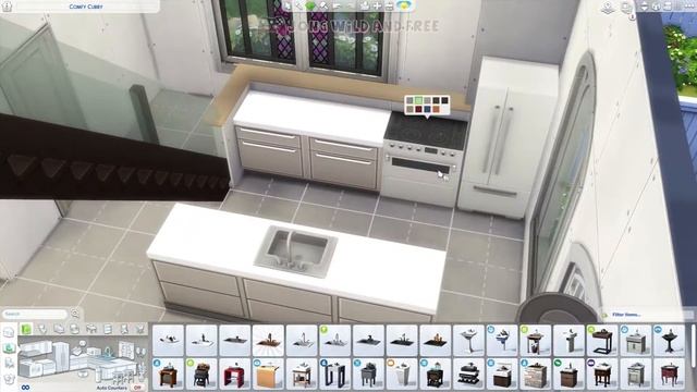 Small Split Level || the Sims 4 Speed Build || ts4 смотреть онлайн