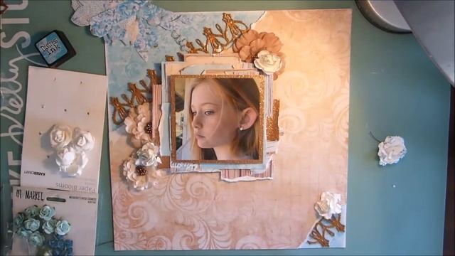 Swirlydoos Layout with January "Delicate" kit смотреть онлайн