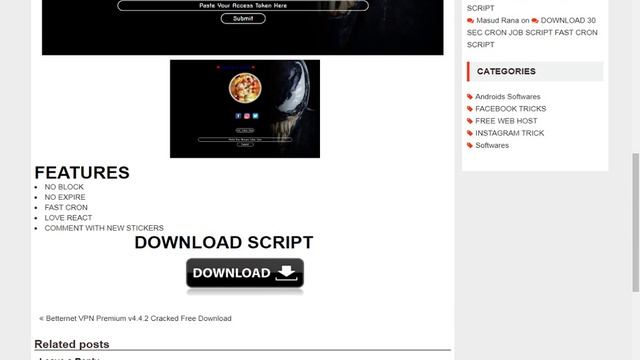 REACT+STICKER COMMENT BOT SCRIPT смотреть онлайн