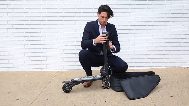 MiniFalcon — электросамокат, который помещается в рюкзак смотреть онлайн
