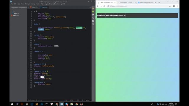 Create Mega Menu using HTML CSS смотреть онлайн