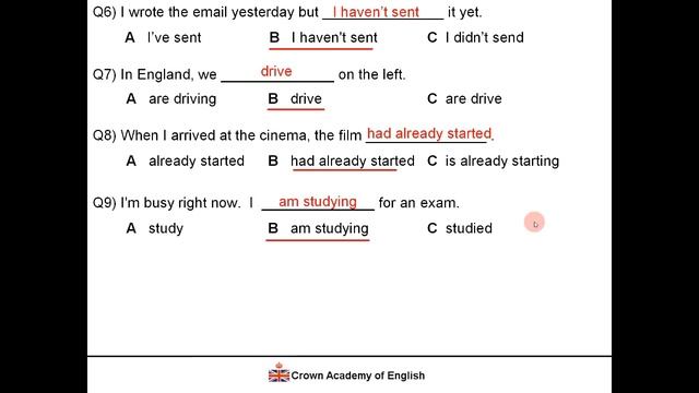 English Grammar Test
