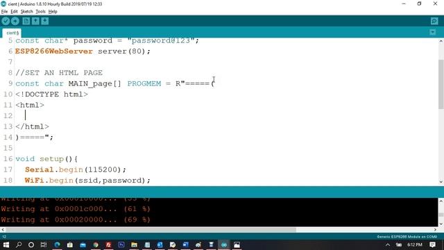 ESP8266 Tutorial: Fast Serial Communication Between Arduino & ESP8266 (ESP8266 Web Server) Part 4