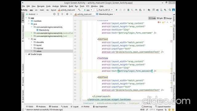 Simple Login Screen In Android Studio(JAVA) in English смотреть онлайн