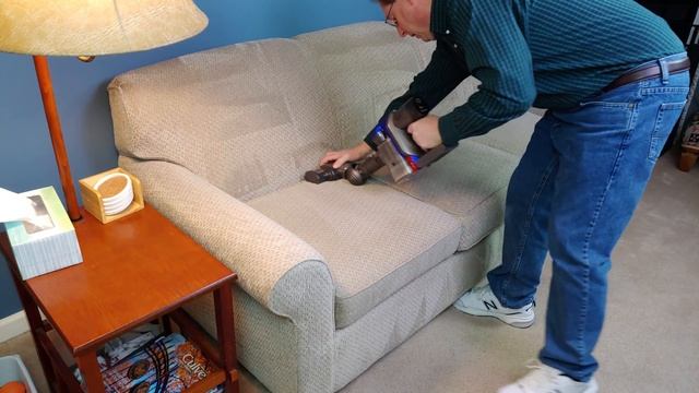 Dyson DC35 Microfiber Couch Cleaning