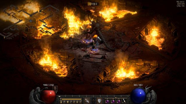 디아블로2 레저렉션 Diablo 2 Resurrected (소서리스) 인첸트발동!! 소서언니를 보호하는 바바리안 극성팬컨셉!? 누나!! 내가지켜줄께~~! смотреть онлайн