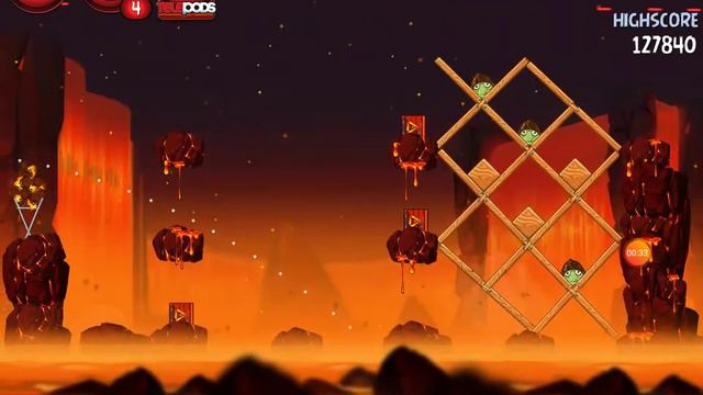 Angry Birds star wars 2 revenge to the pork pork side fail screen смотреть онлайн