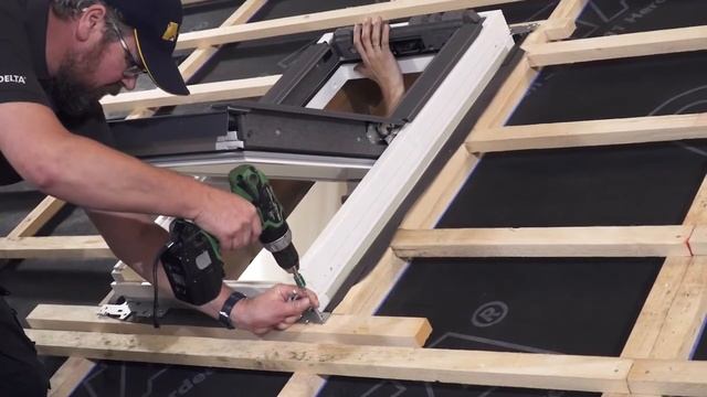 DELTA® - герметизация мансардного окна смотреть онлайн