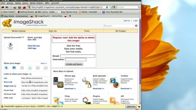 Upload image to Imageshack & then onto a forum смотреть онлайн
