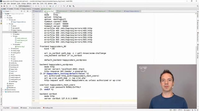 Ansible-Tutorial: Setup von HAProxy und eines HTTPS-Zertifikats von Let’s Encrypt (Live Coding) смотреть онлайн