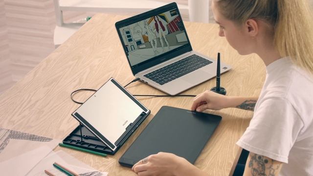 ONE CABLE TO CONNECT YOUR PC/ANDROID DEVICE ---KAMVAS 13 смотреть онлайн