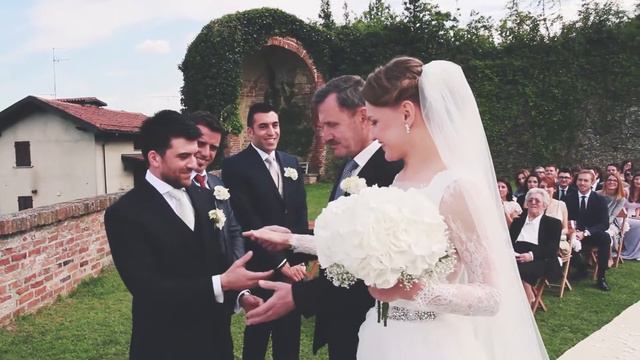 Yulia and Matteo - Italian wedding - part 2 - Marriage Ceremony смотреть онлайн