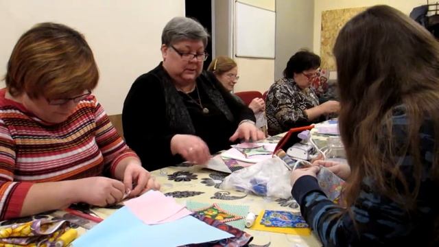 Пэчворк. "Народные ремесла" социальный проекта Совета молодёжи г. Любань смотреть онлайн