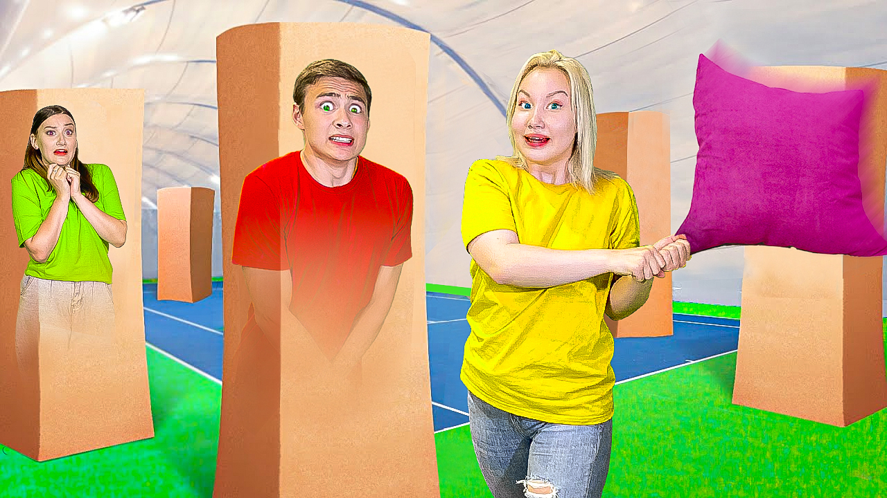 Экстремальные Прятки В Коробках Челлендж ! смотреть онлайн