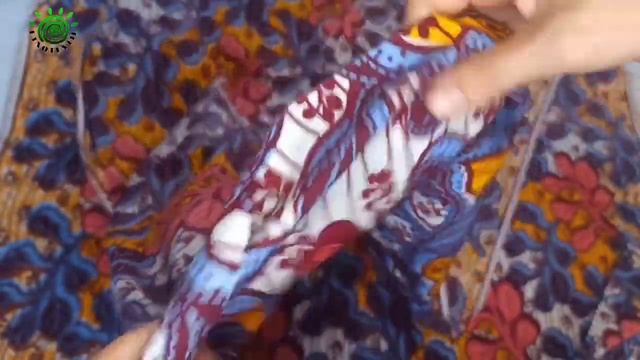 Африканский хлопок Uniwax (Vlisco Group). Ткань с восковым принтом из Кот-д’Ивуар Purple смотреть онлайн