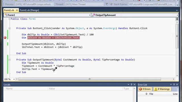 VB Tutorial 10 - Sub Procedures and Functions смотреть онлайн