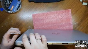 Как разобрать и почистить ноутбук HP 15-bw049ur