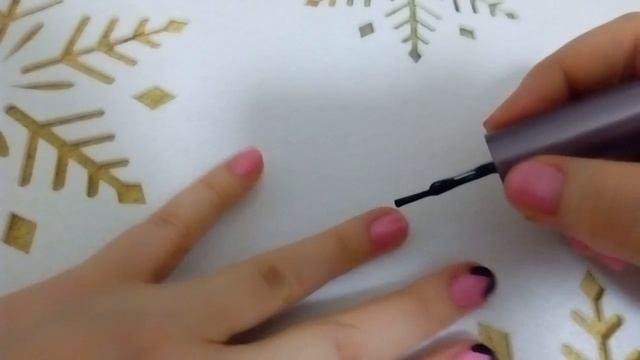 Графический маникюр. Задание 5."Сделай маникюр " треугольными кончиками" " смотреть онлайн