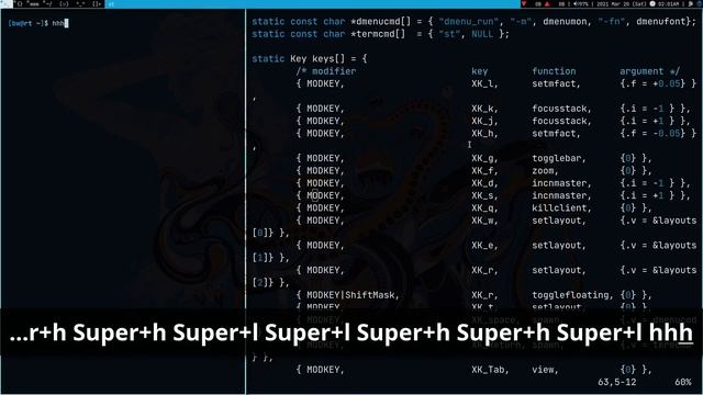 My dwm rice which suck less (0 Patch applied) смотреть онлайн