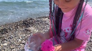 Милана на море /Волшебное море и питомец LOL /Milana Like