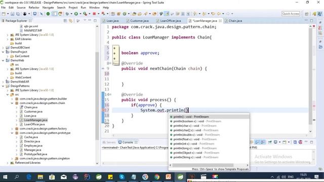 Loan Application using chain of responsibility design pattern смотреть онлайн