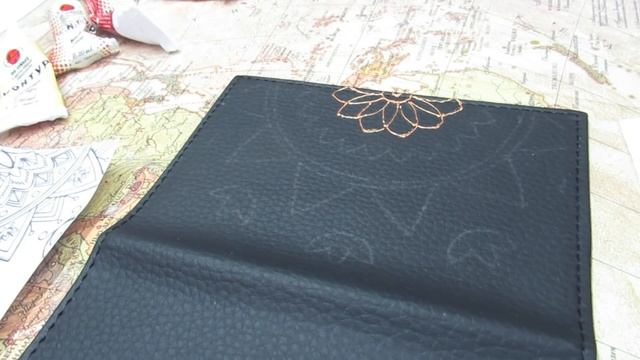 Точечная роспись обложки! Мастер класс! смотреть онлайн