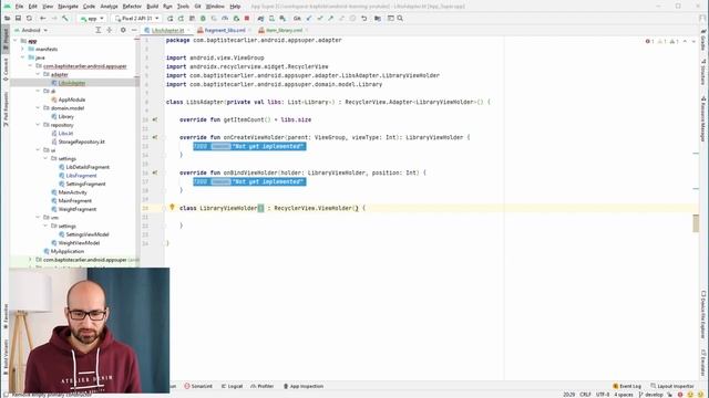 ♻️ RecyclerView, Adapter et ViewHolder : les bases des listes смотреть онлайн
