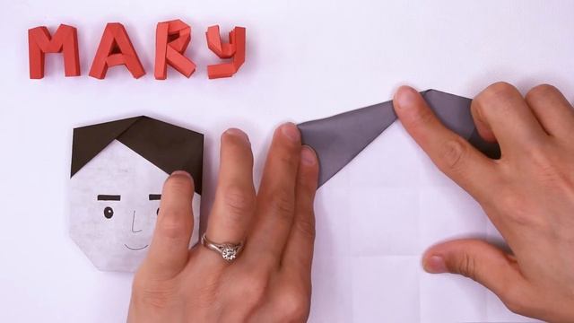 How To Make Origami Boy Face | Origami Boy Face