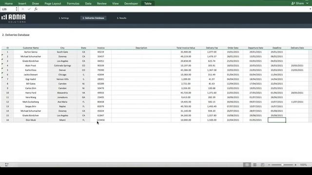 Delivery Tracking Excel Template смотреть онлайн