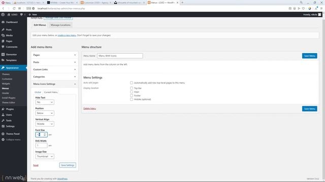 How to create Menu with Icons in WordPress смотреть онлайн
