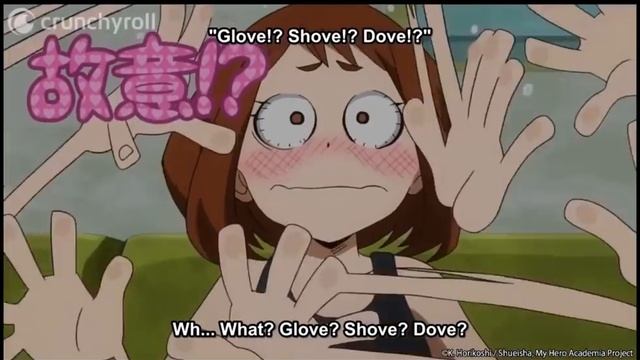 Mina teasing uraraka about her crush ?❤️ смотреть онлайн