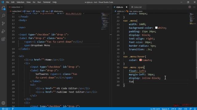 dropdown menu in html and css | dropdown menu on hover | hover dropdown menu css am webtech смотреть онлайн