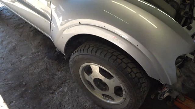 Ставим двигатель и замена подвески на PAJERO 3 смотреть онлайн