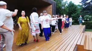 «Кандыра» («Верёвочка»)-марийский народный танец. «Пеледыш пайрем-2023», Гончаровский парк, Москва.