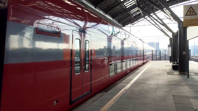 Эл.-поезд ЭШ2-023 "Евразия" (ТЧ-50) приг. поезд "Аэроэкспресс" №7303 Москва-Белорусская - Одинцово.