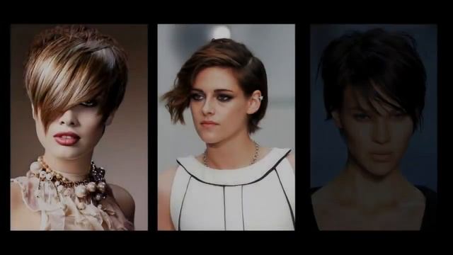 Короткие стрижки с длинной челкой смотреть онлайн