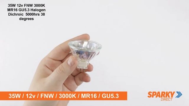 35W 12v FNW 3000K MR16 GU5.3 Halogen Dichroic 5000hrs 38 degrees смотреть онлайн
