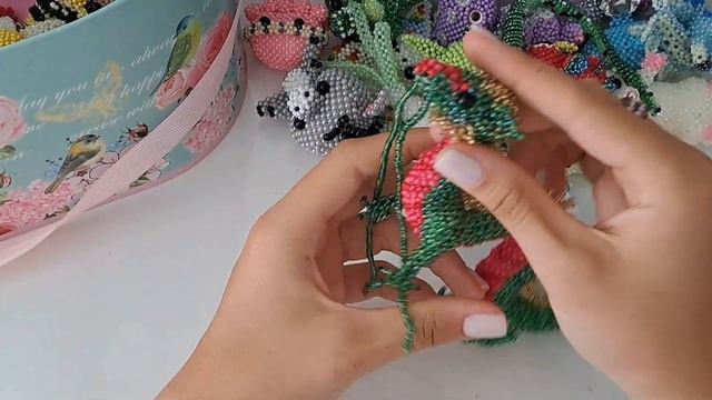 ✨️обзор на мои амигуруми из бисера✨️