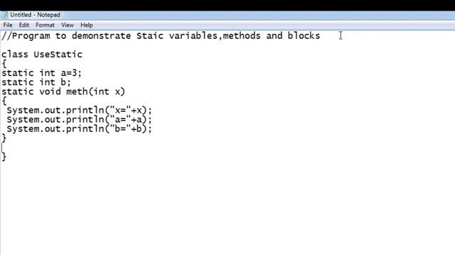 How to implement static variables in java смотреть онлайн