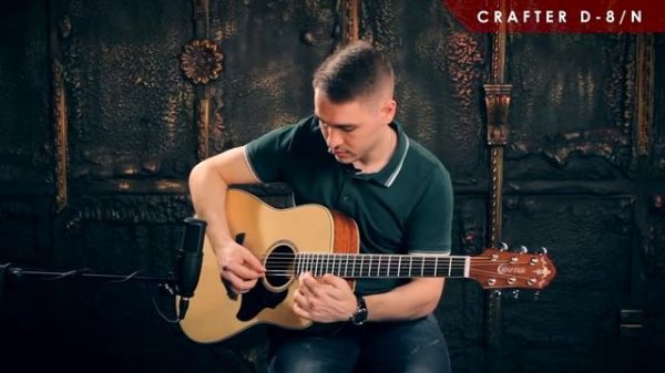 Обзор акустической гитары CRAFTER D-8/N