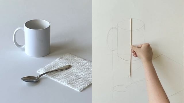 Oakton College - Drawing Demo: Measuring Proportions - Finding Ratios in a Still Life смотреть онлайн